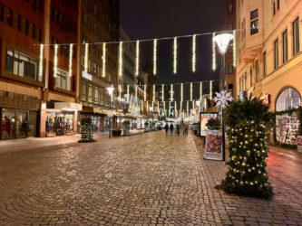 Sweden, Malmö - Christmas decoration