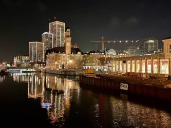 Sweden, Malmö - Waterfront and Clocktower