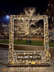 Sweden, Malmö - Christmas decoration