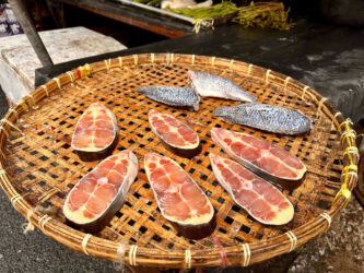 Thailand, Bangkok - Drying fish