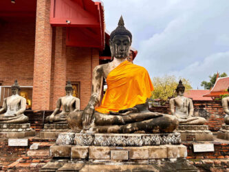 Thailand, Ayutthaya - Wat Yai Chai Mongkhon