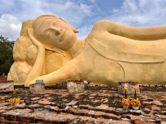 Thailand, Ayutthaya - Wat Lokaya Sutha