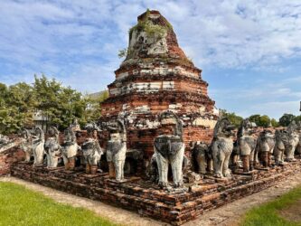 Thailand, Ayutthaya - Wat Thammikarat