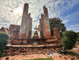 Thailand, Ayutthaya - Wat Thammikarat