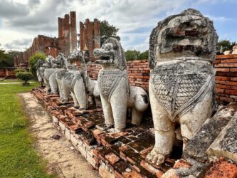 Thailand, Ayutthaya - Wat Thammikarat