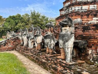 Thailand, Ayutthaya - Wat Thammikarat