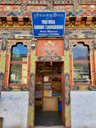 Bhutan, Haa - Shop