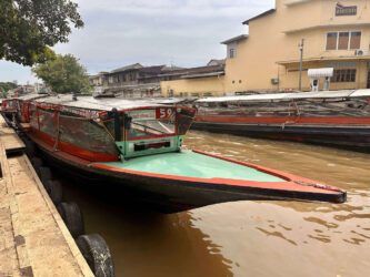 Thailand, Bangkok - Khlong San Saeb boats