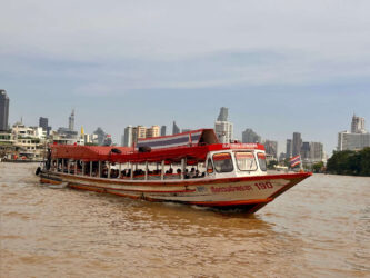 Thailand, Bangkok - Chao Phraya Express Boat