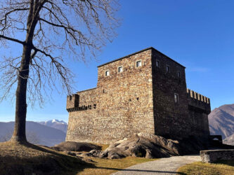 Switzerland, Bellinzona - The Castle of Sasso Corbaro