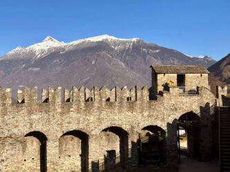Switzerland, Bellinzona - Castello di Montebello