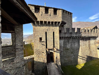 Switzerland, Bellinzona - Castello di Montebello