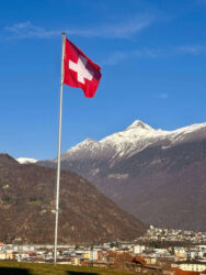 Switzerland, Bellinzona - Mountains