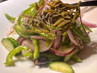 Greece, Athens - Cucumber salad