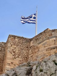 Greece, Athens - The flag