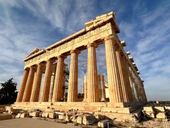 Greece, Athens - The Parthenon at the Acropolis of Athens