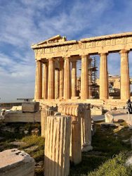 Greece, Athens - The Parthenon at the Acropolis of Athens