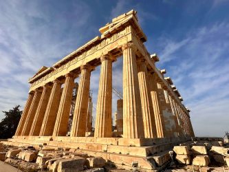 Greece, Athens - The Parthenon at the Acropolis of Athens