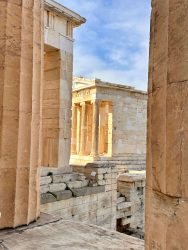 Greece, Athens - Temple of Nike (Temple of Athena Nike) at the Acropolis of Athens