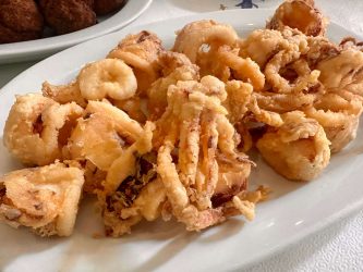 Greece, Athens - Fried squid