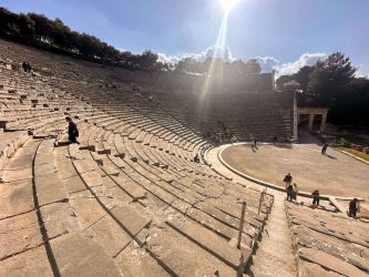 Greece, Epidaurus - The Ancient Theatre of Epidaurus