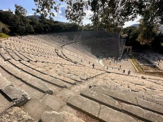 Greece, Epidaurus - The Ancient Theatre of Epidaurus