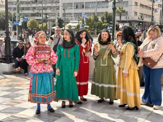 Greece, Piraeus - Greek traditional dancing