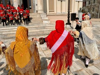 Greece, Piraeus - Greek traditional dancing