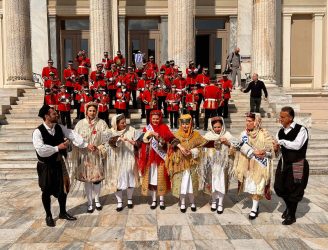 Greece, Piraeus - Greek traditional dancing