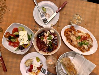 Greece, Athens - Lunch at Avli Restaurant at Psirri