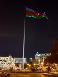 Azerbaijan, Baku - The flag
