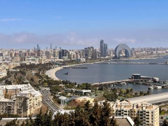 Azerbaijan, Baku - The view