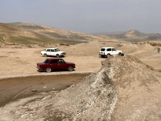 Azerbaijan, Gobustan - Mud volcanoes