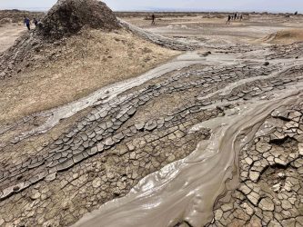 Azerbaijan, Gobustan - Mud volcanoes