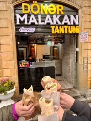 Azerbaijan, Baku - Lavash kebab