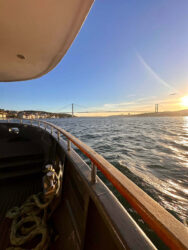 Türkiye, Istanbul - Sunset on Bosphorus cruise