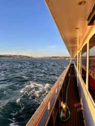 Türkiye, Istanbul - Sunset on Bosphorus cruise