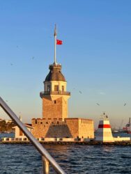Türkiye, Istanbul - Sunset on Bosphorus cruise