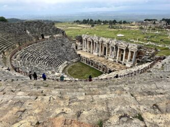 Türkiye, Pamukkale - Hierapolis Ancient Theater