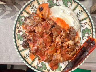 Türkiye, Kayaköy - Iskender kebab