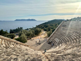 Türkiye, Kas - The Antiphellos Ancient Theatre