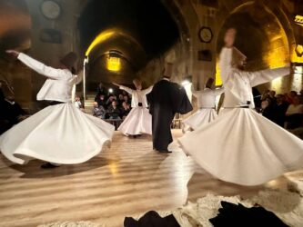 Türkiye, Nevşehir - Whirling Dervish ceremony